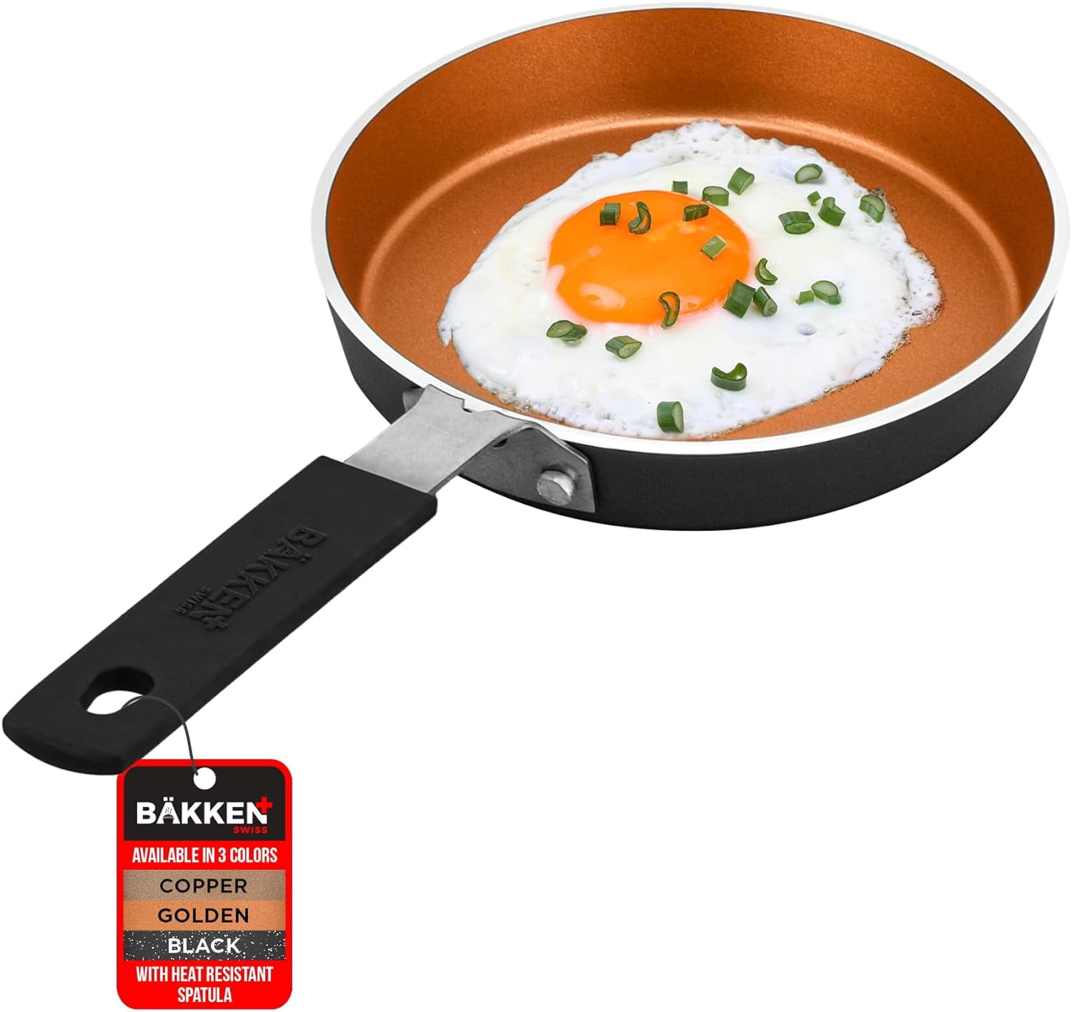 Bakken- Swiss 5.5” Non Toxic Nonstick Copper Frying Pan