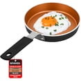 thumbnail image 1 of Bakken- Swiss 5.5” Non Toxic Nonstick Copper Frying Pan, 1 of 9