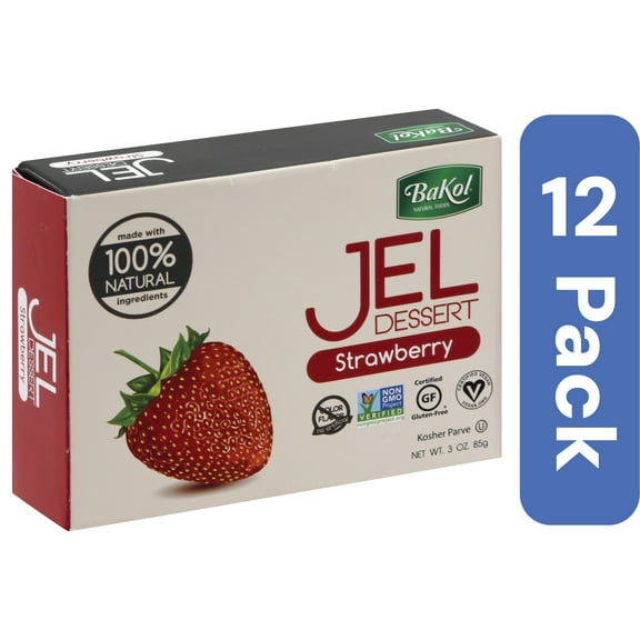 Bakol Dessert Gel Strawberry All Natural 3 oz (Pack Of 12)