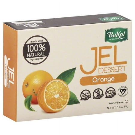 Bakol Jel Dessert, Orange 3 oz