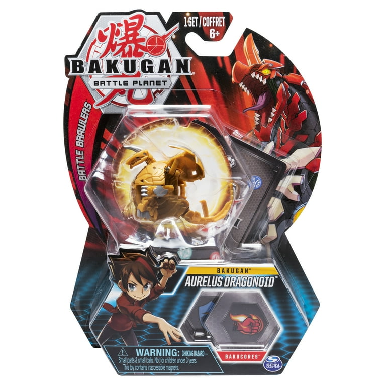 Bakugan Aurelus Dragonoid 2-inch Collectible Action Figure