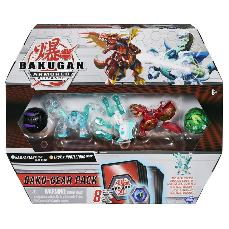 Bakugan Baku-Gear Pack, Ramparian Ultra, Trox x Nobilious Ultra