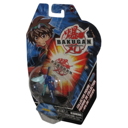 Bakugan Battle Brawlers (2007) Spin Master Blue Siege 2-Inch Mini Figure w/ Metal Card