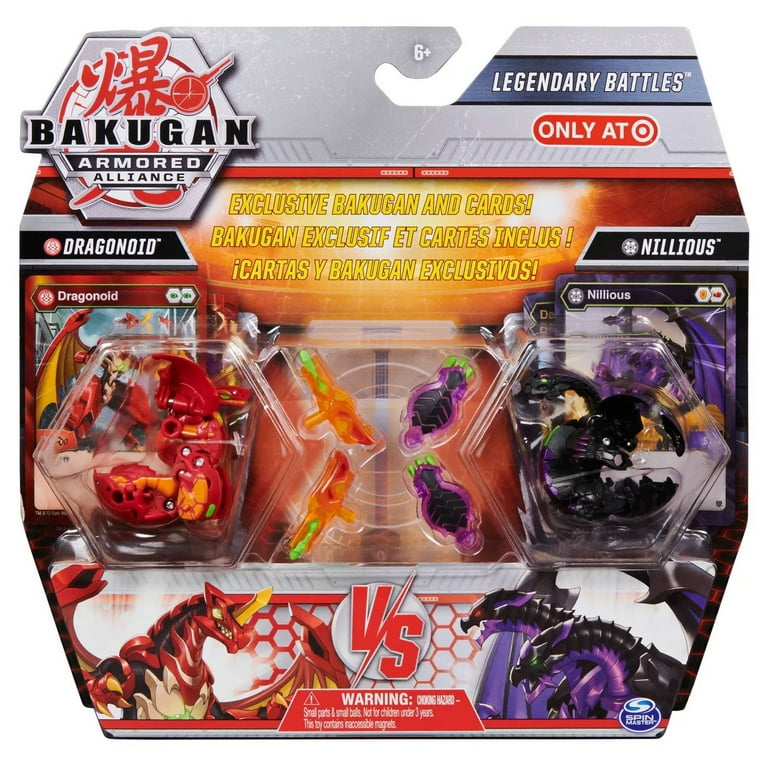 Spin Master Games Bakugan Legendary Battles Pack, Dragonoid vs