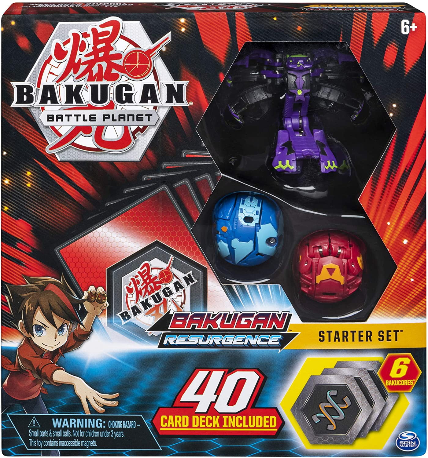 Bakugan Battle Planet Resurgence Darkus Hydranoid Starter Set