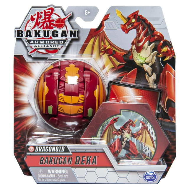 Bakugan Deka, Dragonoid, Armored Alliance Jumbo Collectible Transforming Figure, for Ages 6 and Up
