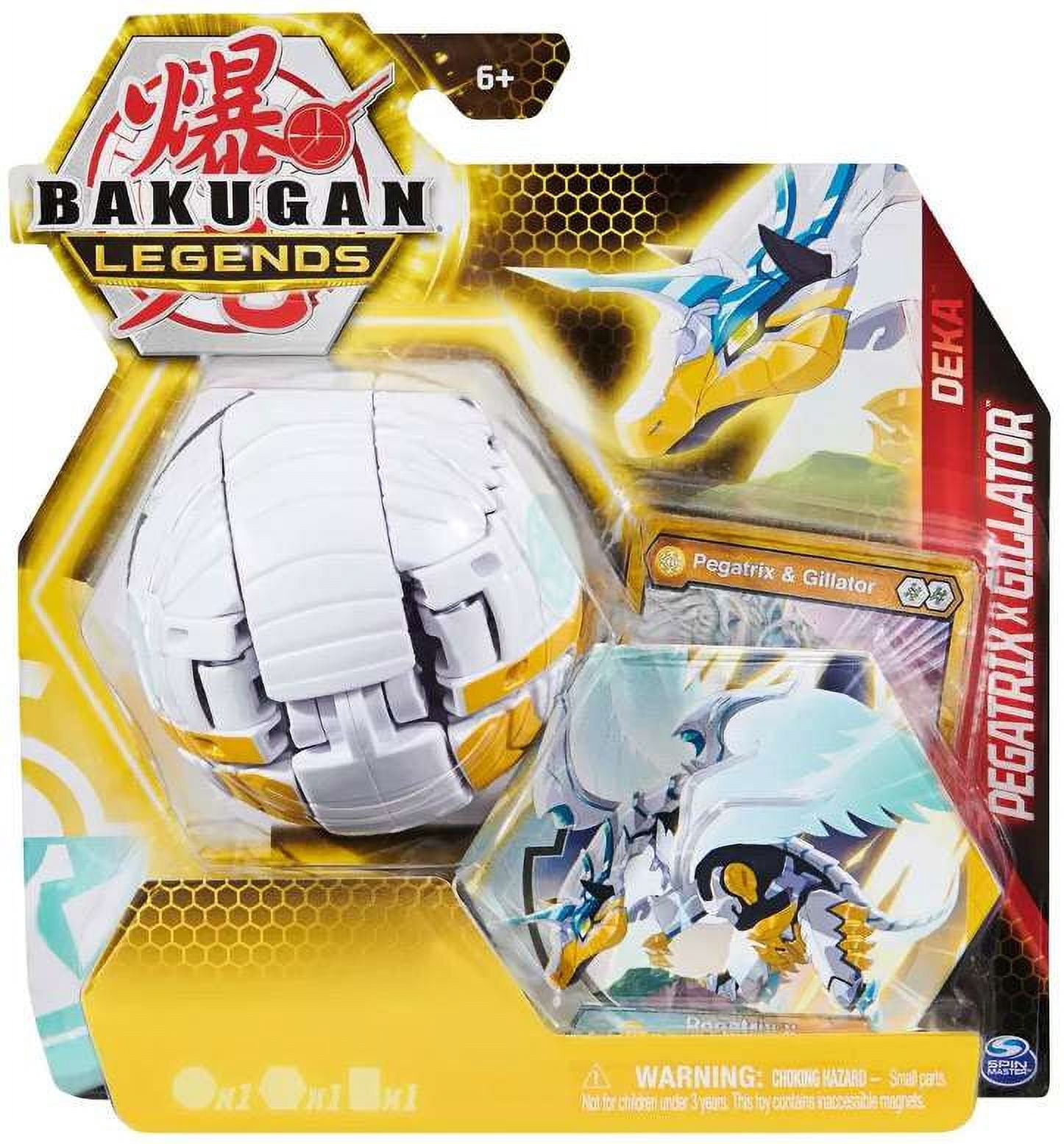 Pygatrix Monkey Bakugan Deka Pegatrix x Gillator Figure - Walmart.com