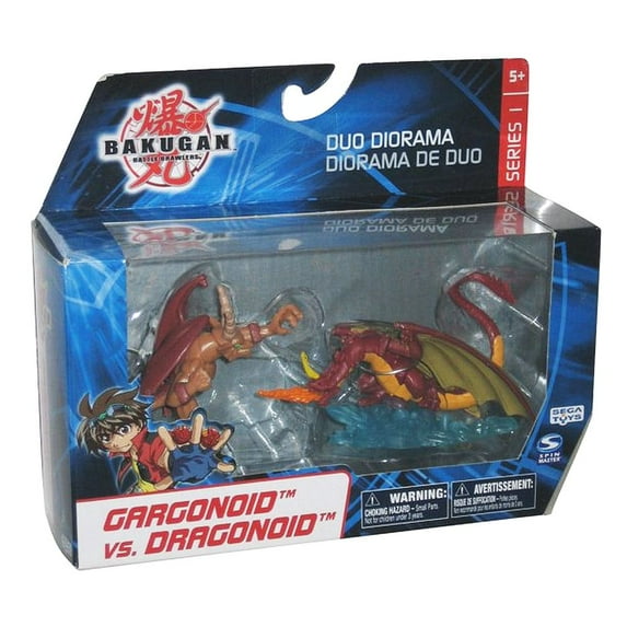 Bakugan Duo Diorama Series 1 Gargonoid vs. Dragonoid Mini Figure 2-Pack