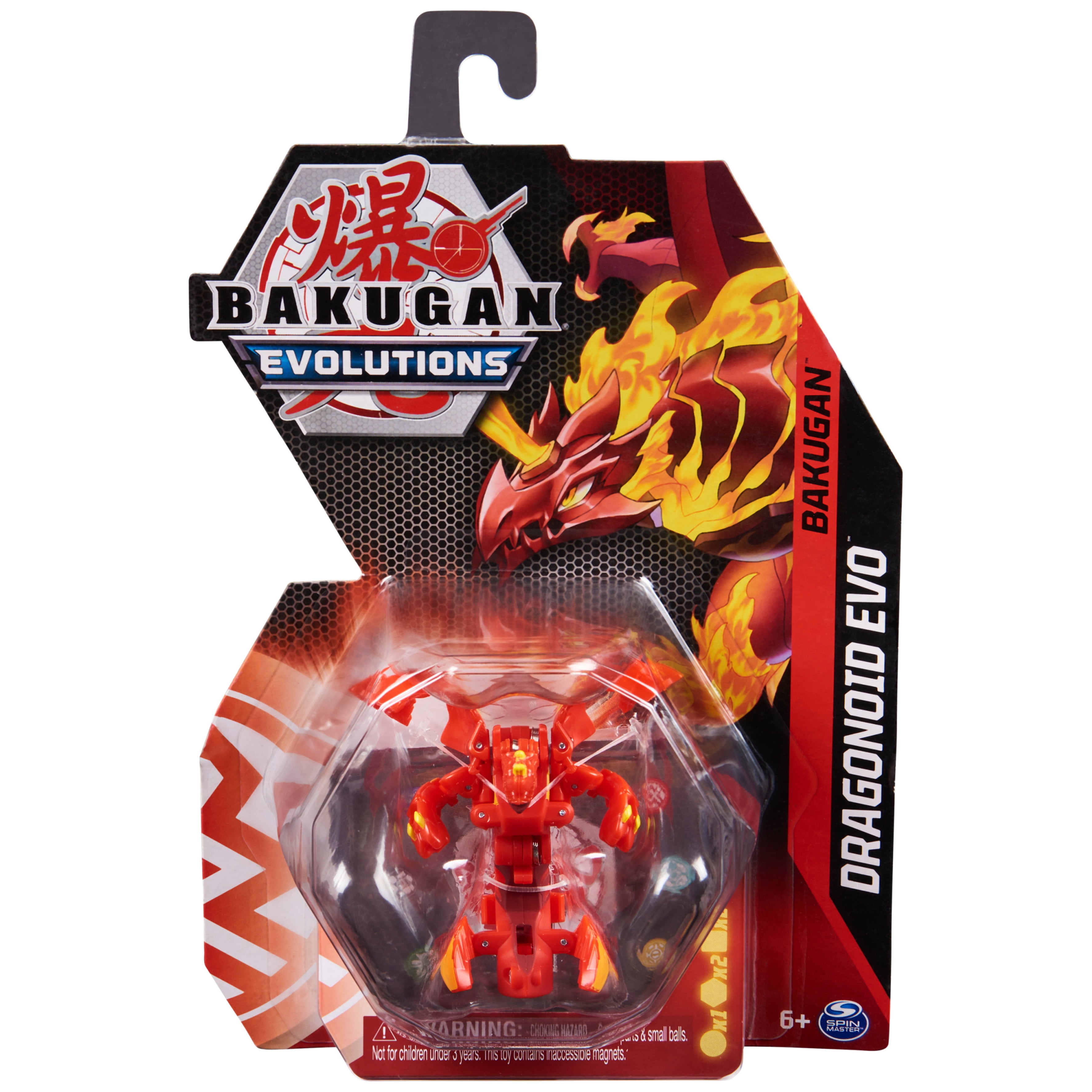 spænding grill Forpustet Bakugan Evolutions, Dragonoid Evo Bakugan and Trading Card - Walmart.com