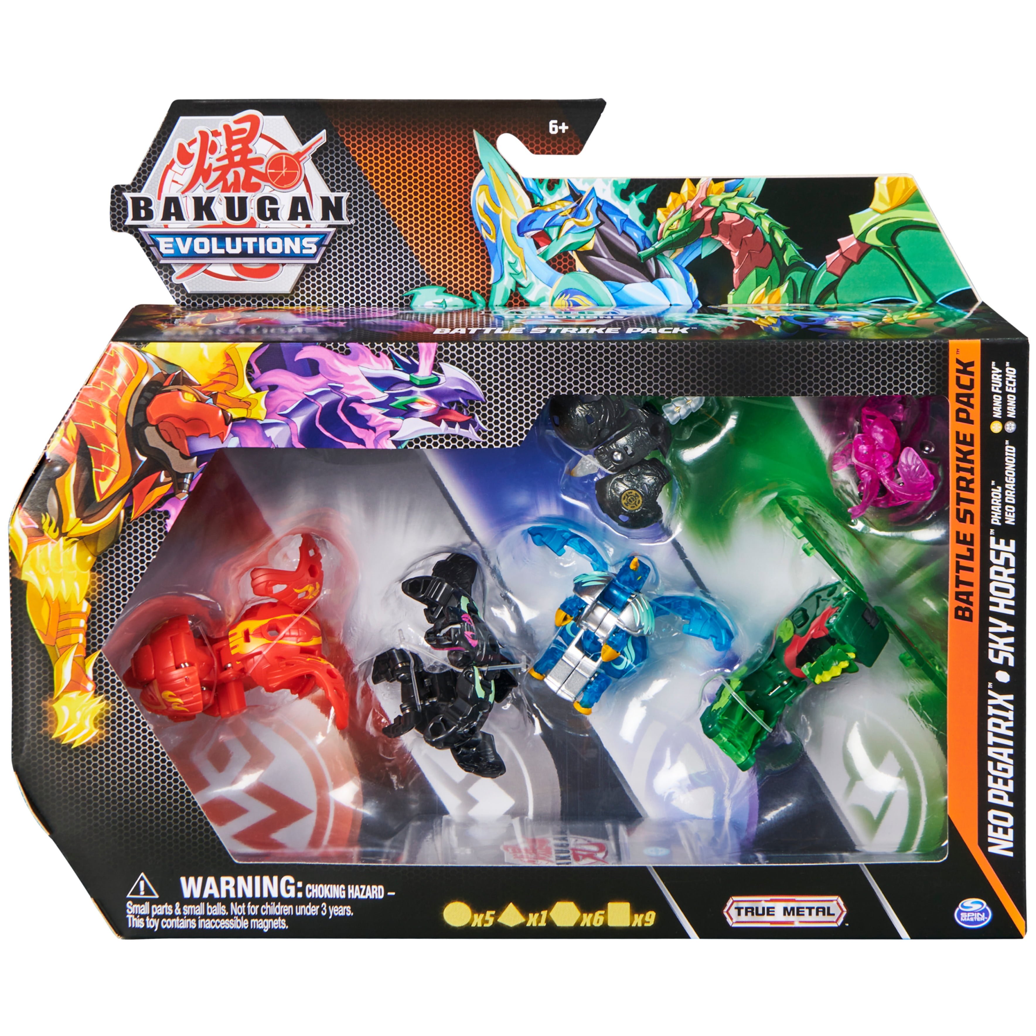 Free Shipping! Bakugan Evolutions, Neo Pegatrix and Sky