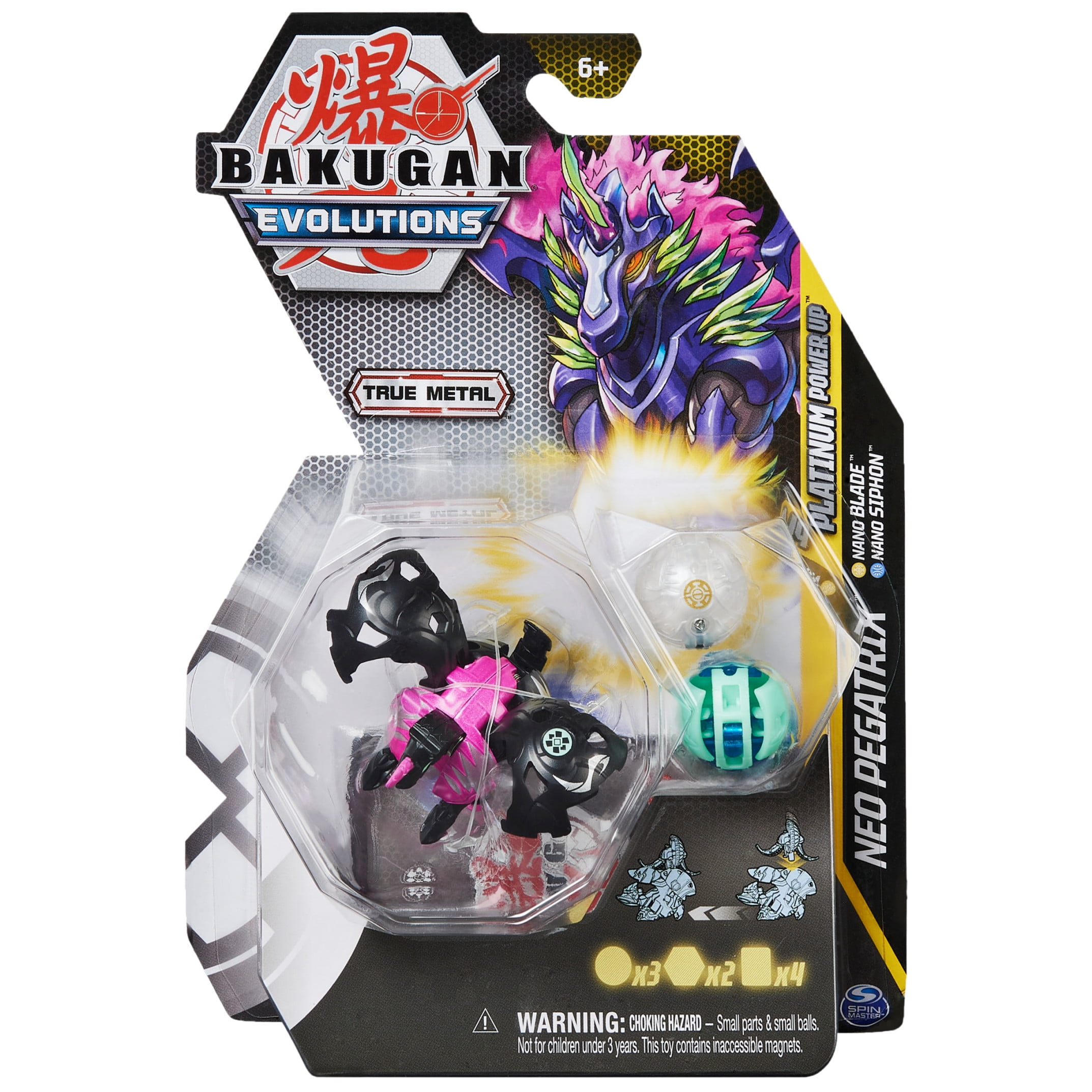 Bakugan Evolutions Neo Pegatrix with Nano Blade & Siphon Pack