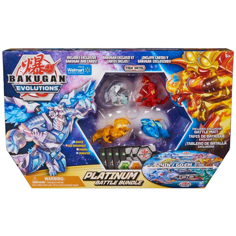 Bakugan Evolutions Platinum Battle Bundle with Metal Toy Dragonoid