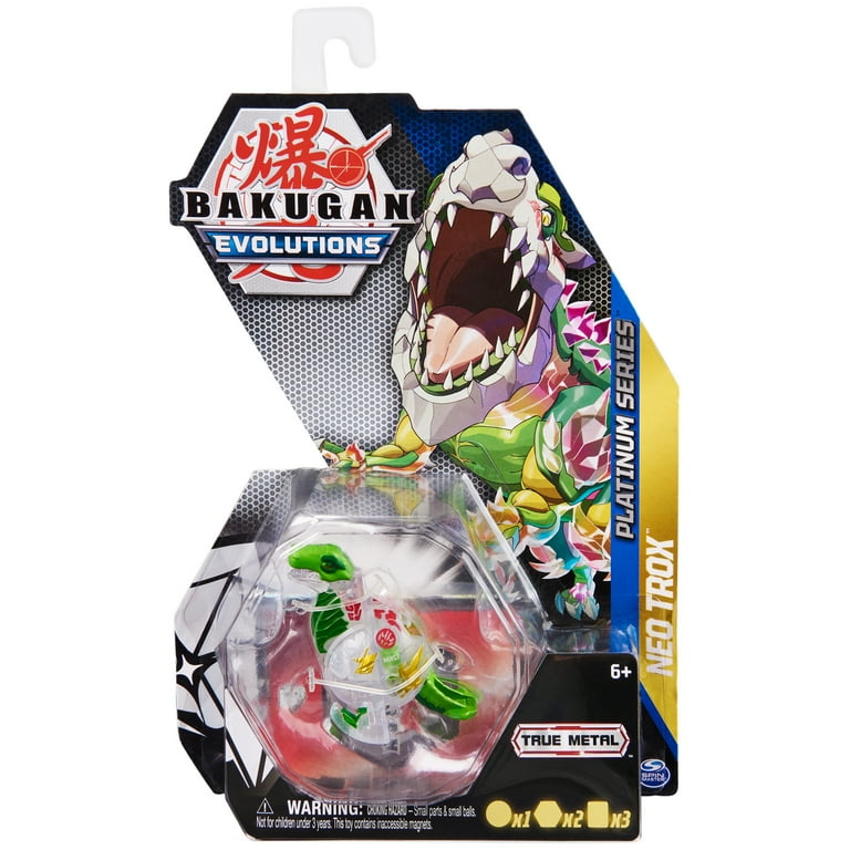 Bakugan Battle True Metal Evolutions Platinum Neo Trox - Walmart.com