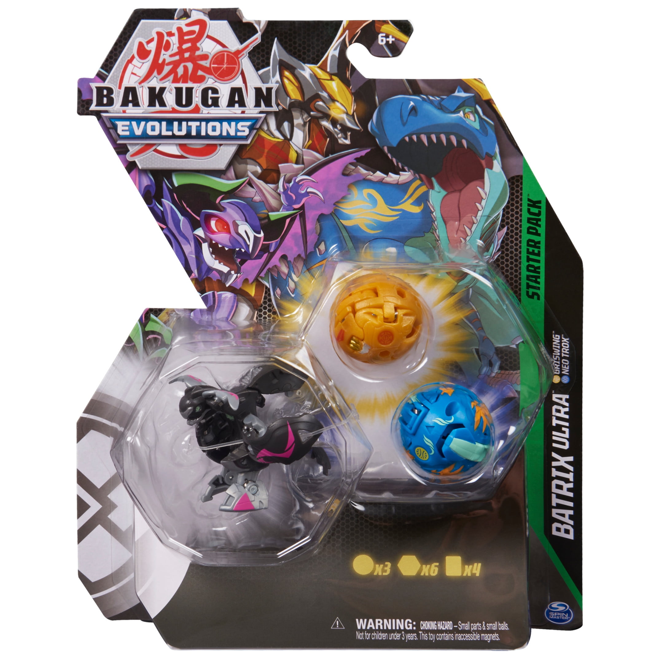 Bakugan Evolutions Starter Pack 3-Pack, Batrix Ultra