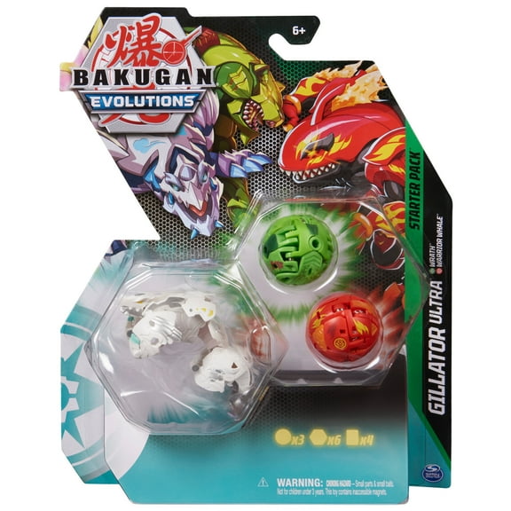 Bakugan Evolutions Starter Pack 3-Pack, Gillator Ultra