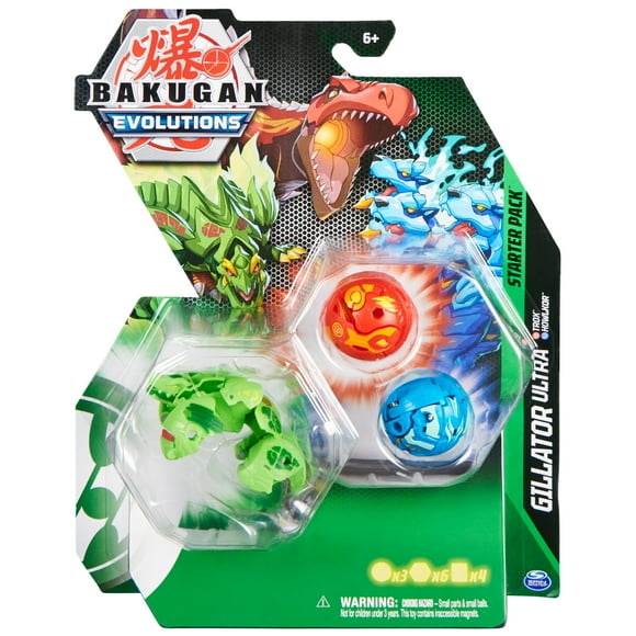 Bakugan Evolutions Starter Pack 3-Pack, Gillator Ultra