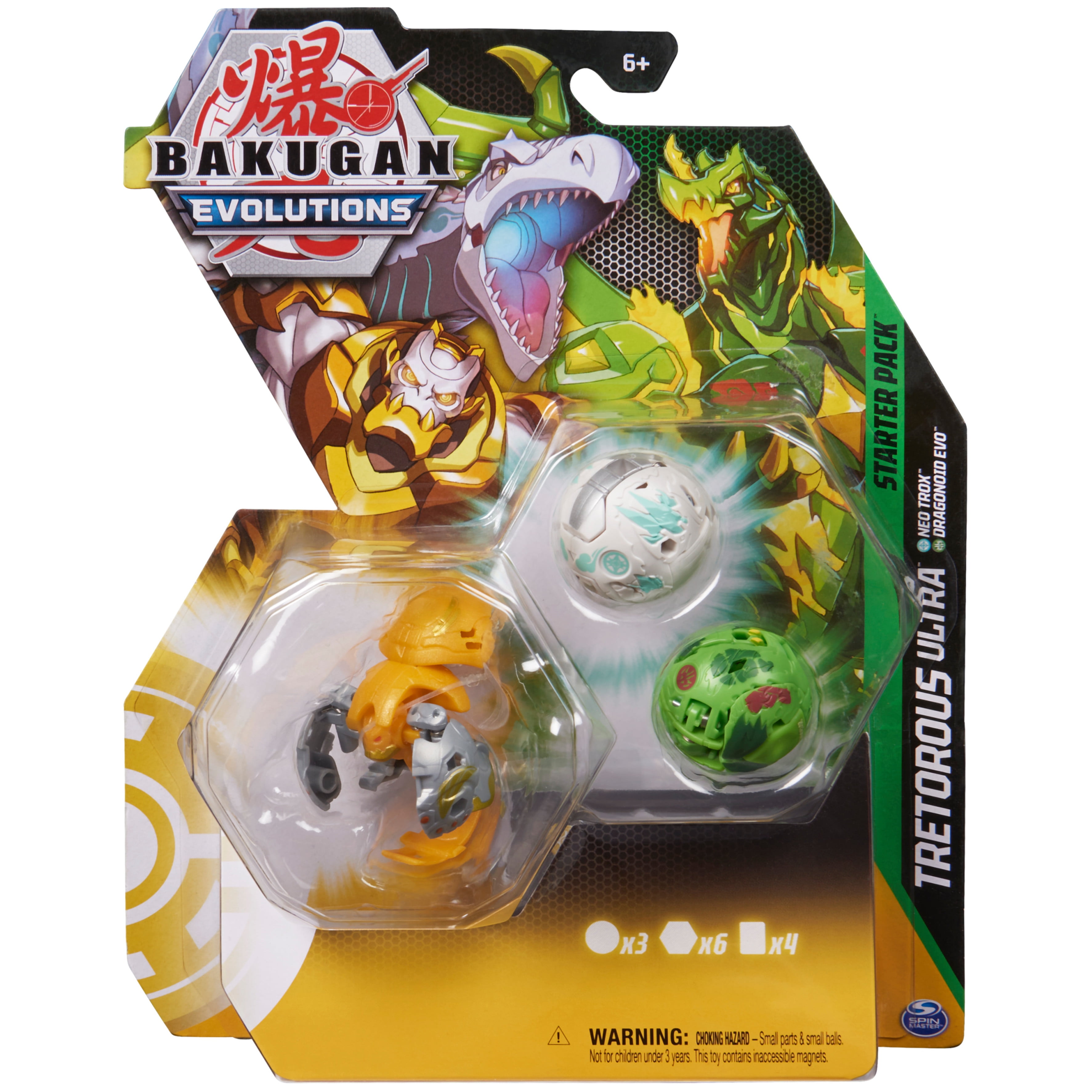 Bakugan Evolutions Starter Pack 3-Pack, Serpillious Ultra