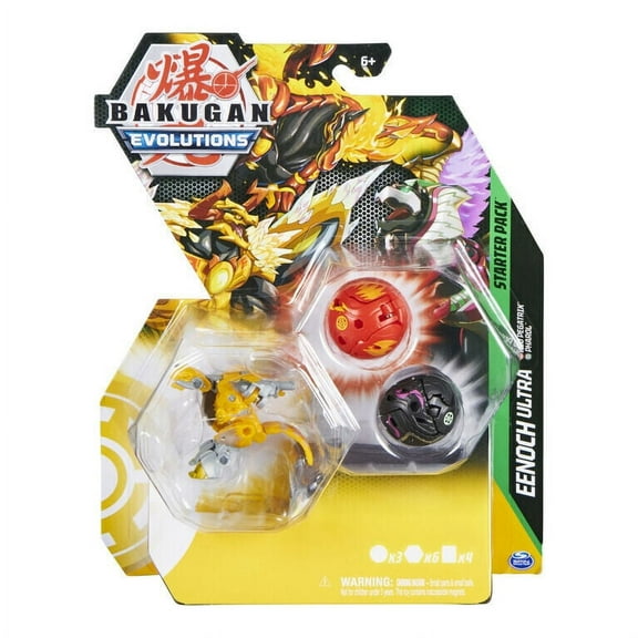 Bakugan Evolutions Starter Pack, EENOCH Ultra, Neo Pegatrak & Pharol, 3-Pack