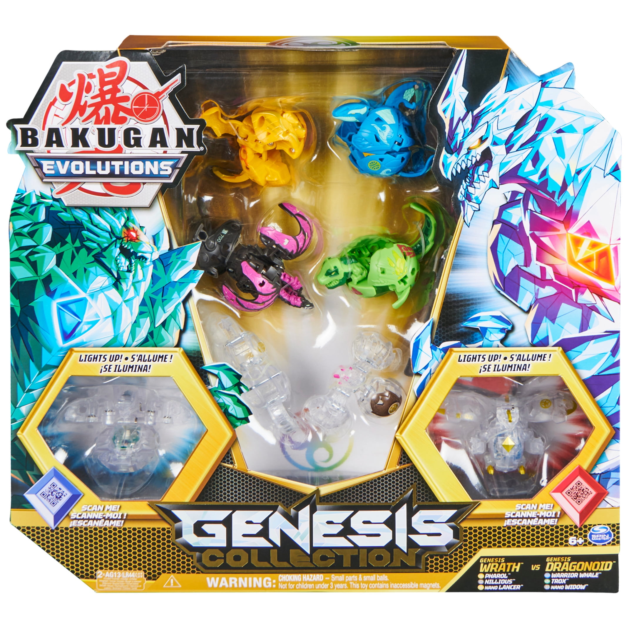 エニシーGLOW PACK PRECIOUS Bakugan Genesis Exclusive Collection Pack with Glow Toys