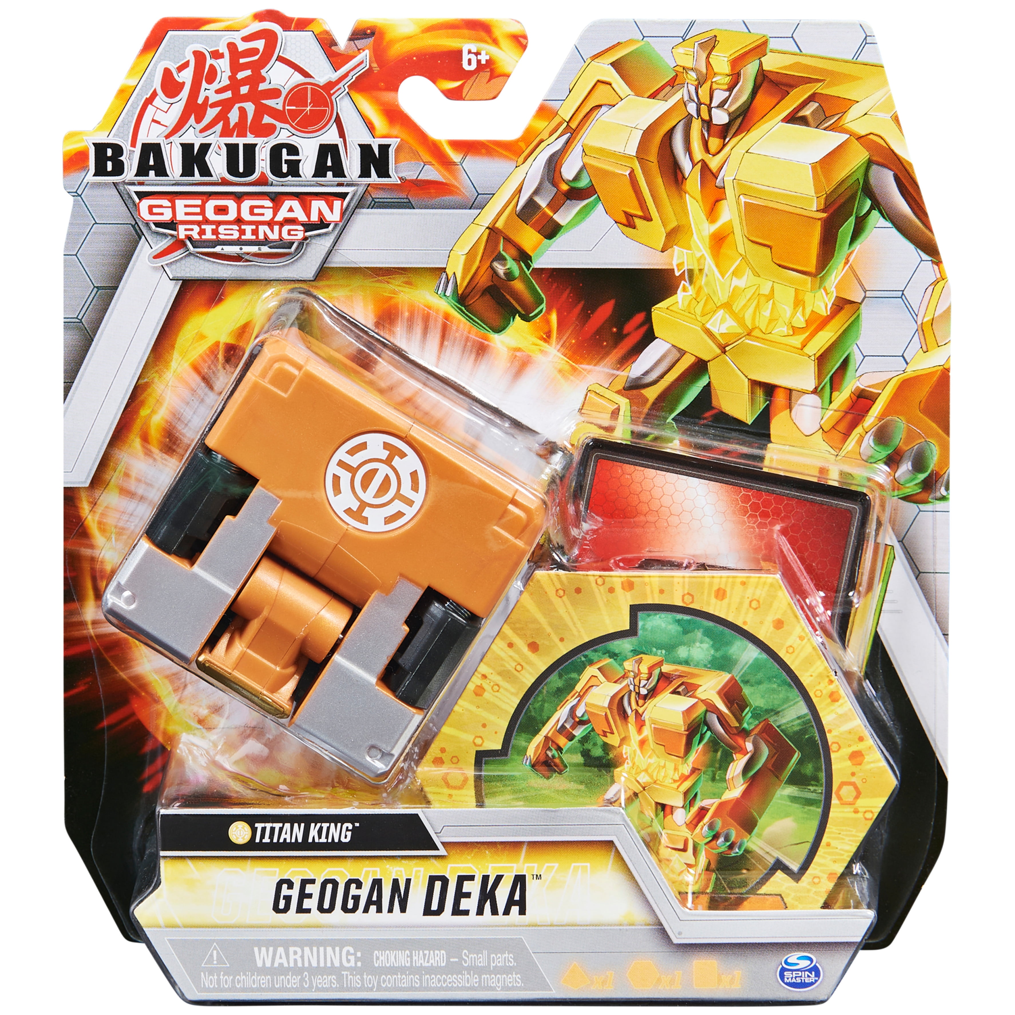 Bakugan 2021 Gold King Cubbo Deka Pack Jumbo Collectible Transforming Figure