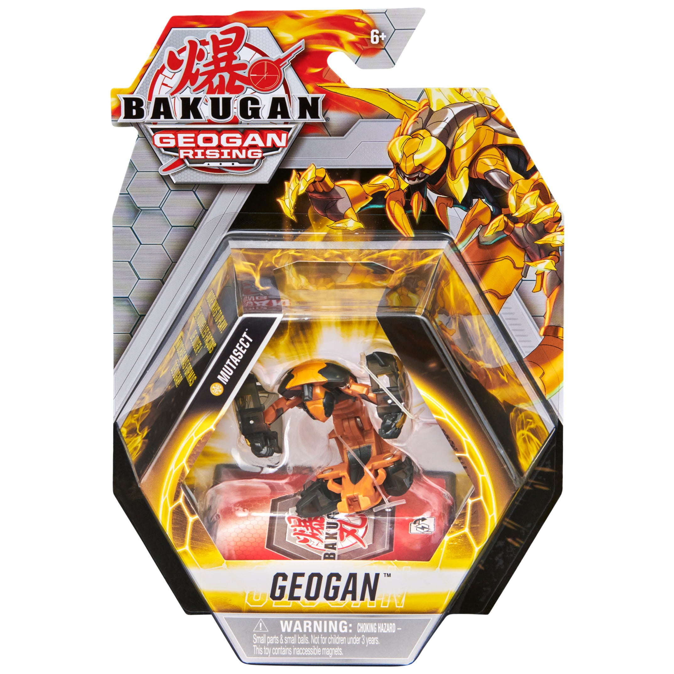 Bakugan Geogan Rising Mutasect Action Figure + trading cards