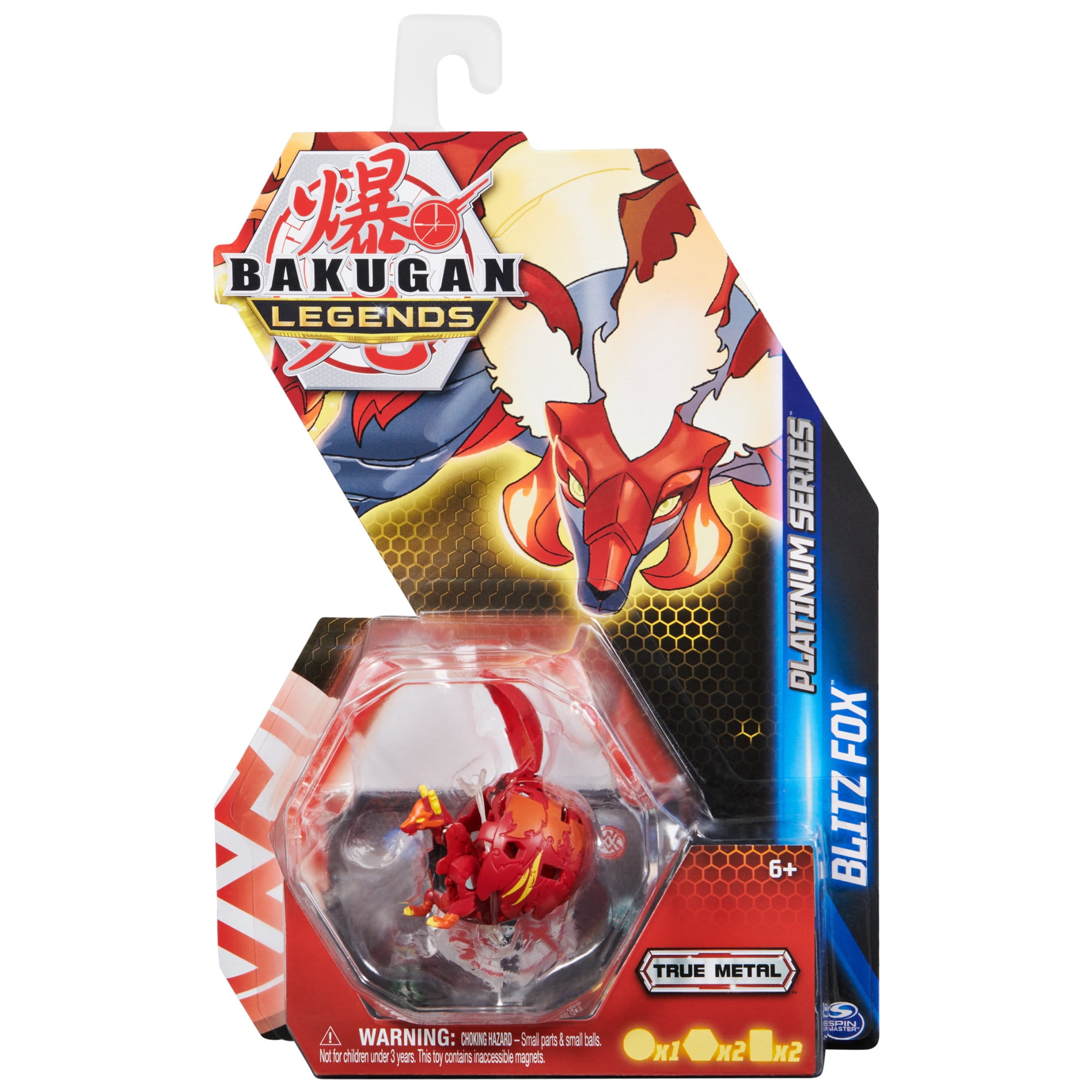 Bakugan Legends, Platinum Blitz Fox with Trading Card - Walmart.com