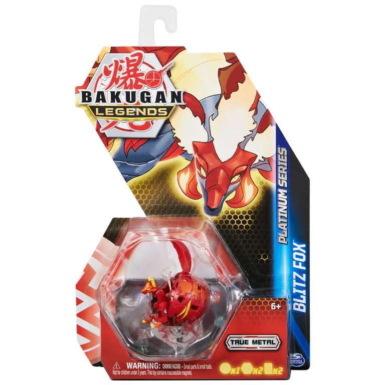 Bakugan Legends, Platinum Blitz Fox with Trading Card - Walmart.com