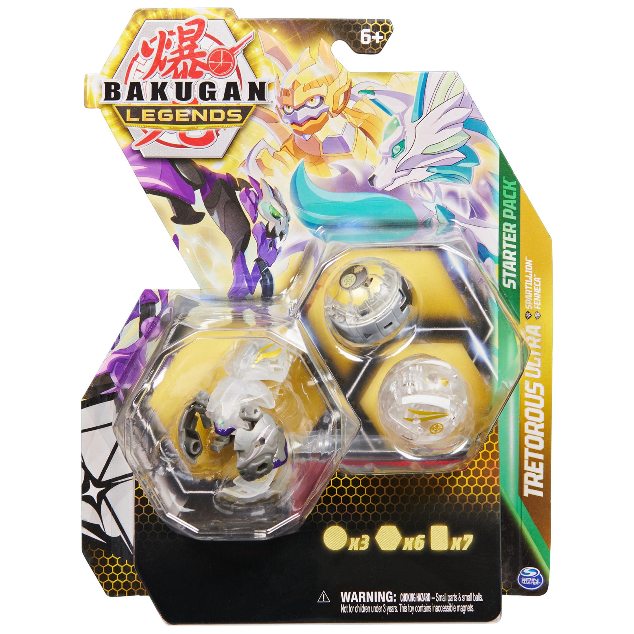 Bakugan Legends Starter 3-Pack Action Figures for Kids Walmart