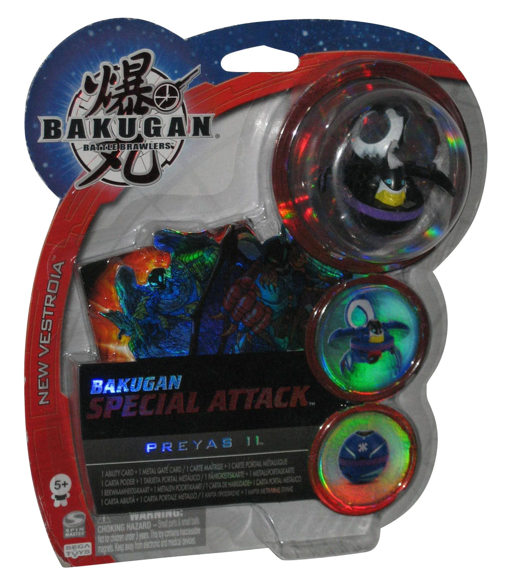 Bakugan Battle Brawlers (2008) Spin Master Preyas Diablo 2-Inch Figure w/ Ability  Card - GKWorld