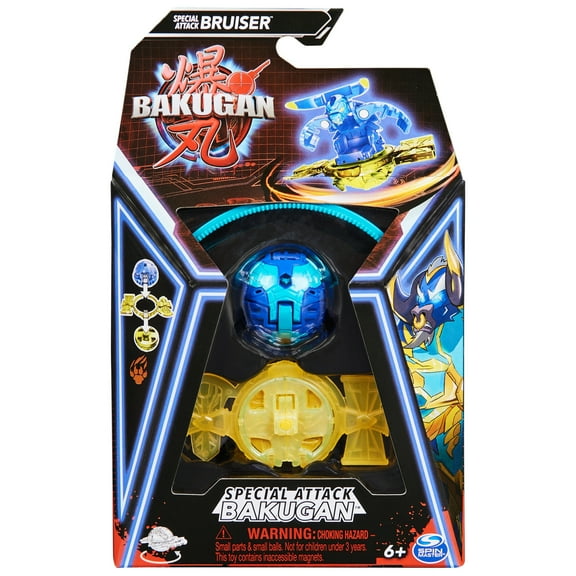 Bakugan, Special Attack Bruiser, Spinning, Customizable Action Figure, Girl and Boy Toys