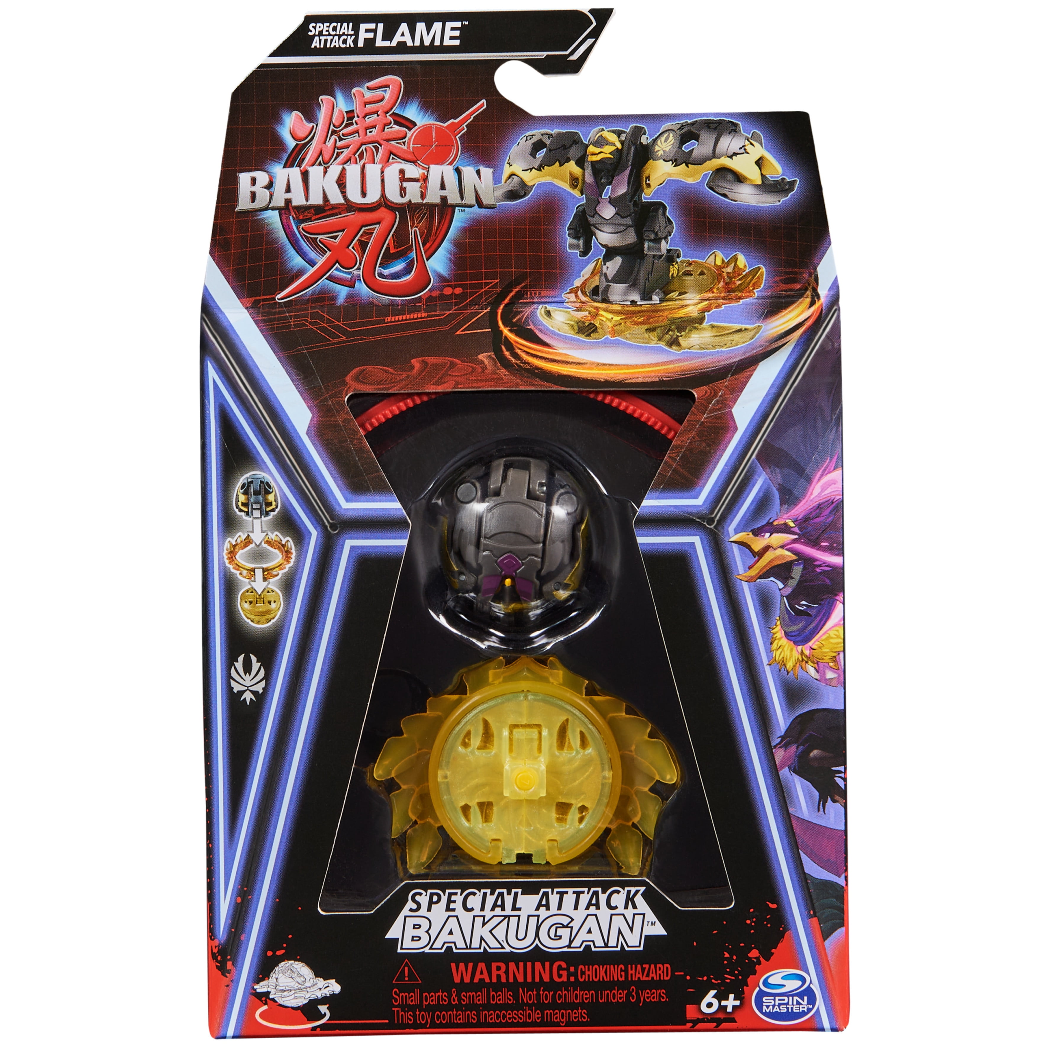 Bakugan, Special Attack Flame, Spinning Collectible, Customizable