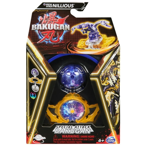 Bakugan, Special Attack Nillious, Spinning, Customizable Action Figure, Girl and Boy Toys