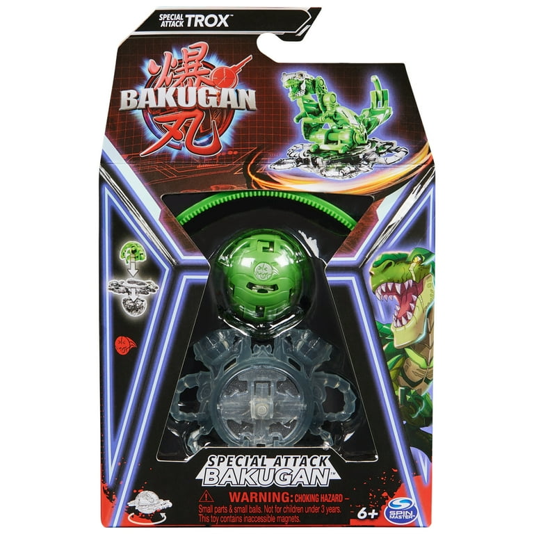 Bakugan, Special Attack Trox, Spinning, Customizable Action Figure