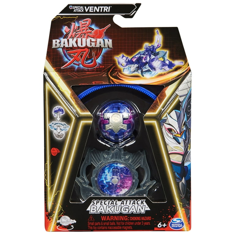 Bakugan, Special Attack Ventri, Spinning, Customizable Action