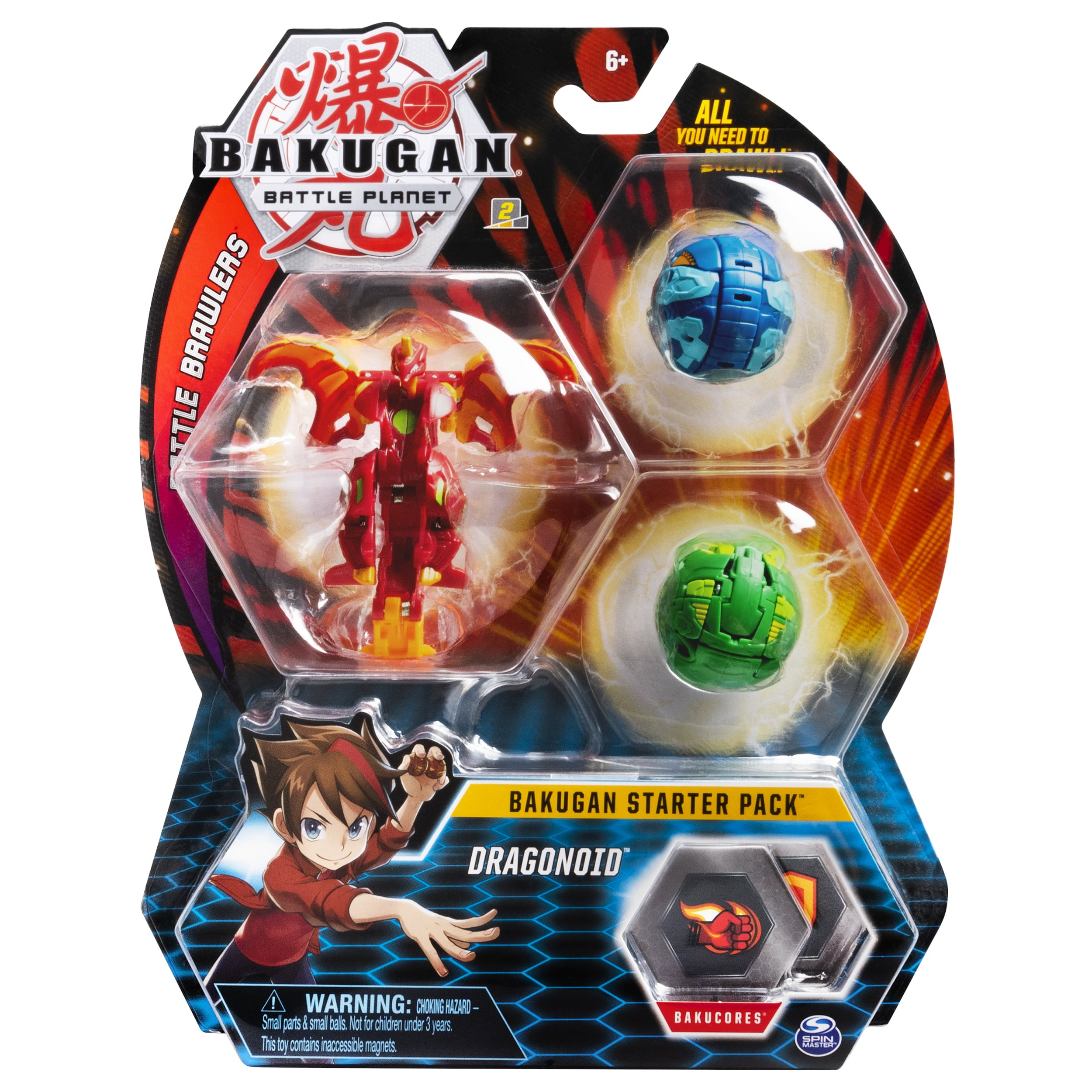 sammensatte Catena Barnlig Bakugan Starter Pack 3-Pack, Dragonoid, Collectible Action Figures, for  Ages 6 and Up - Walmart.com
