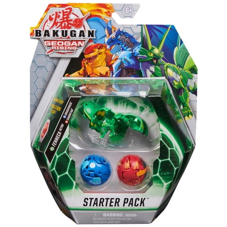 Bakugan Starter Pack 3-Pack, Fenneca Ultra, Geogan Rising Collectible Action Figures