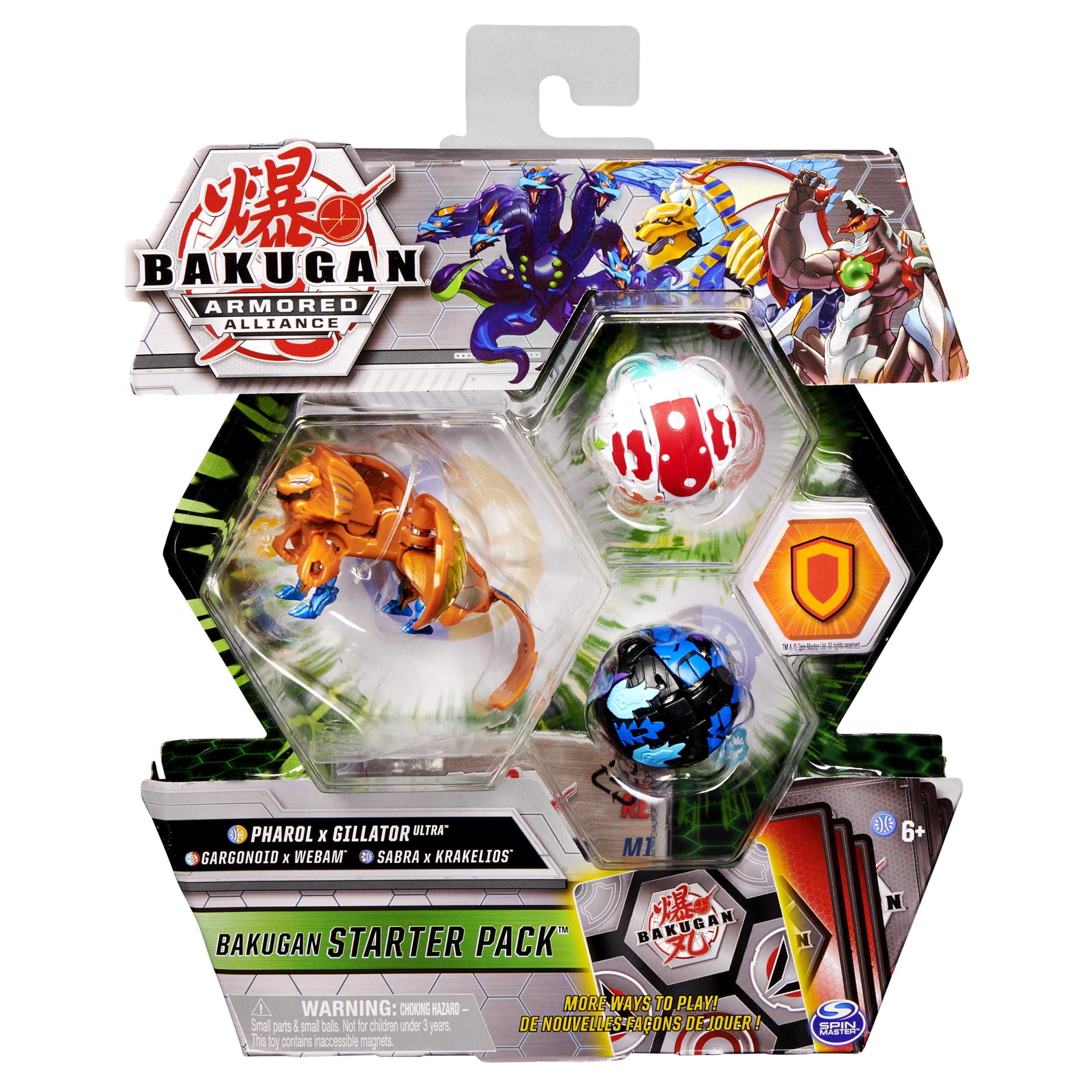 Bakugan volutions, Battl Strik Pack Wrath t Insctra, 6 figurins articulés , 9 carts à collctionnr t 8 BakuCors, jouts pour garçons à par au millur prix