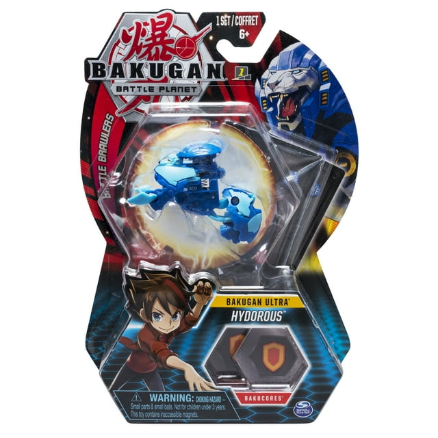 Bakugan Ultra, Hydorous, 3-inch Collectible Action Figure and Trading Card, for Ages 6 and up