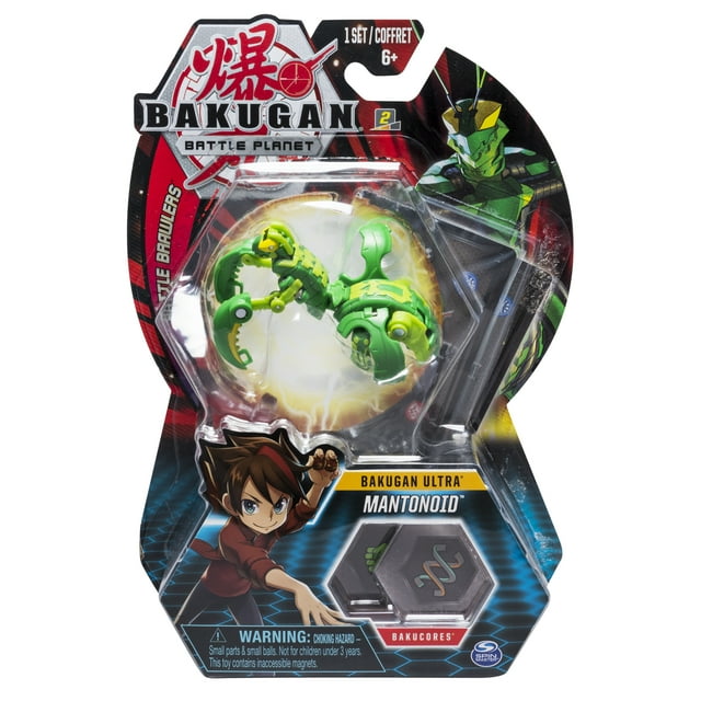 Bakugan Ultra, Mantonoid, 3-inch Collectible Action Figure and Trading Card, for Ages 6 and up