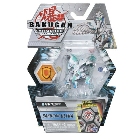 Bakugan Ultra, Pegatrix, 3-inch Tall Armored Alliance Collectible Action Figure and Trading Card