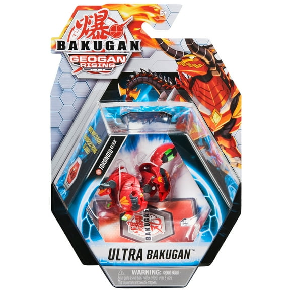 Bakugan Ultra, Toronoid, 3-inch Tall Geogan Rising Collectible Action Figure and Trading Card