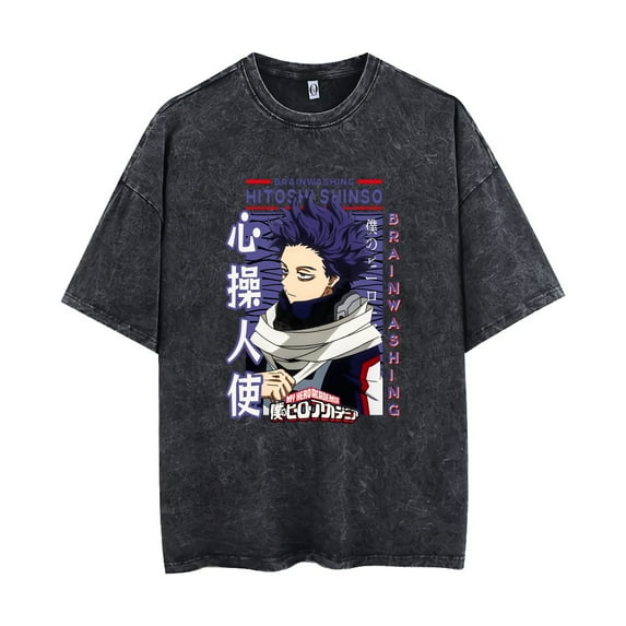 Bakugou Katsuki Short-sleeved T-shirt Retro sweatshirts for both men and women