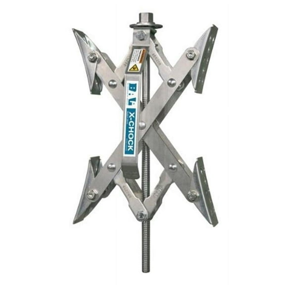 Bal RV Products  X-Chock Tire Locking Chock Single - 12 in. - with Handle