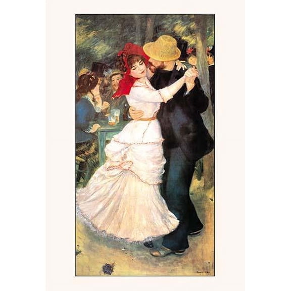 Bal a Bougival- Fine Art Canvas Print (20" x 30")