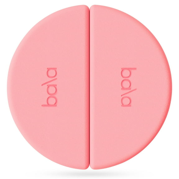 Bala Balance Blocks 2 Pack, Yoga Blocks for Working Out, (Blush) - Semi-Circular Yoga Accessories