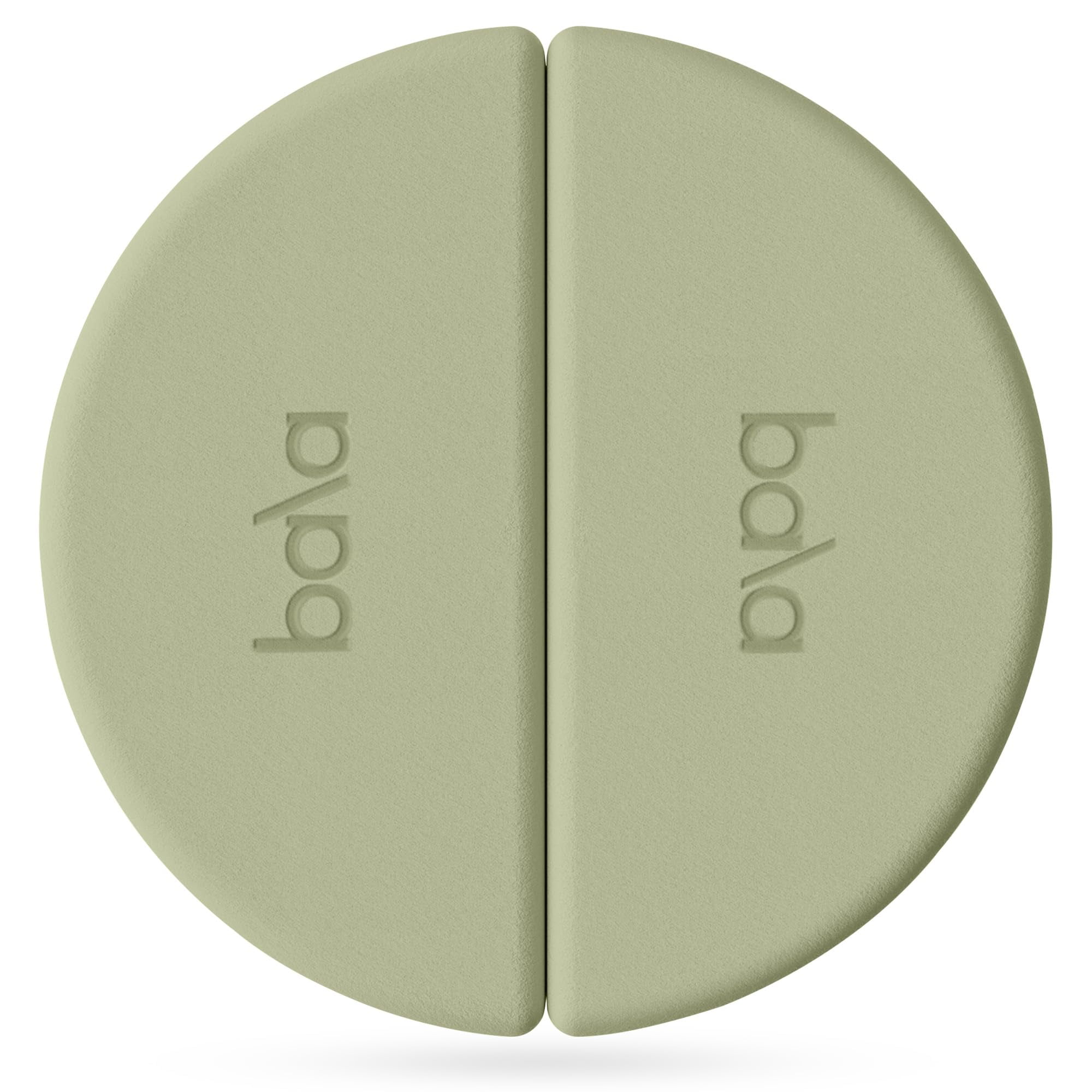 Bala Balance Blocks 2 Pack, Yoga Blocks for Working Out, (Sage) - Semi-Circular Yoga Accessories