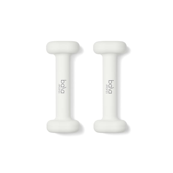 Bala Moves 2lb Dumbbell Set, Cloud, Free Weights, Set of 2