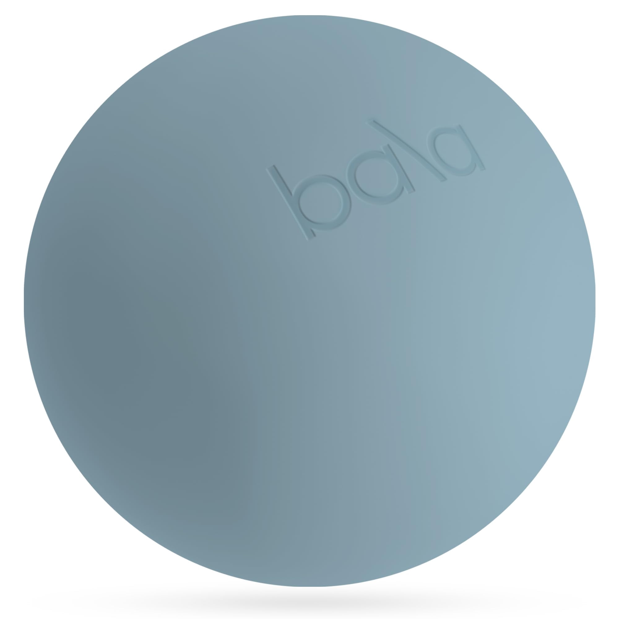 Bala Non-Weighted Exercise Ball (Sea) - 8" Yoga Ball for Barre, Stretching, & Strength Training