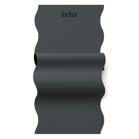 Bala Yoga Mat for Home Gym, 5mm (Charcoal) - Non Slip Exercise Mat for Home Workout