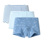 Balabala Boys 3-Pack Soft Cotton Briefs   Airplane & Dinosaur Print Toddler & Kids Underwear
